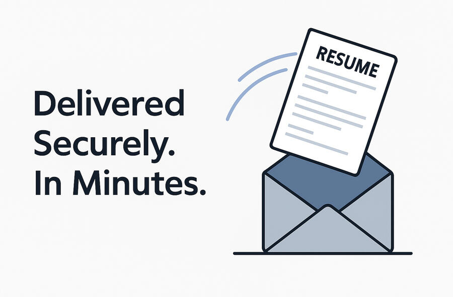 ATS Resume Analyzer Resume being delivered securely by email